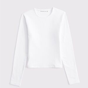 Abercrombie & Fitch Double Lined Long sleeve baby tee